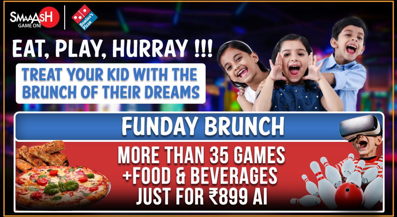 Kid's  Brunch @ Smaaash Korum Mall Thane