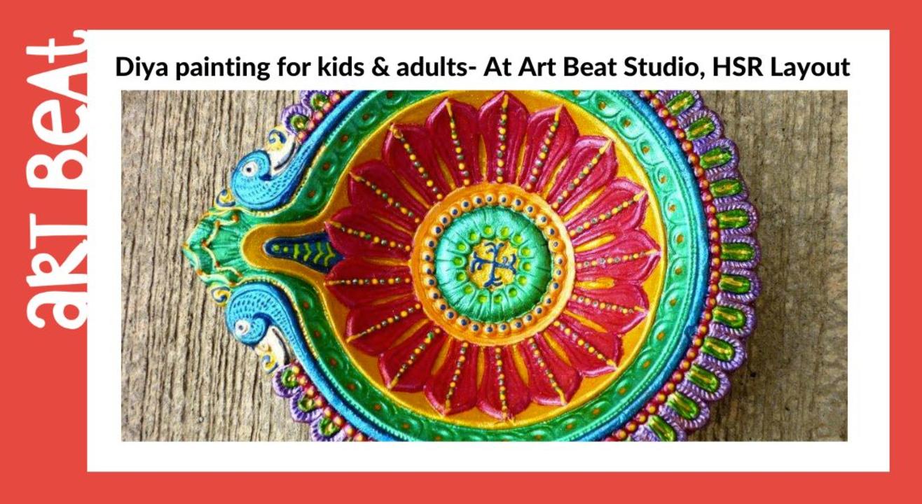 Diya painting for kids & adults