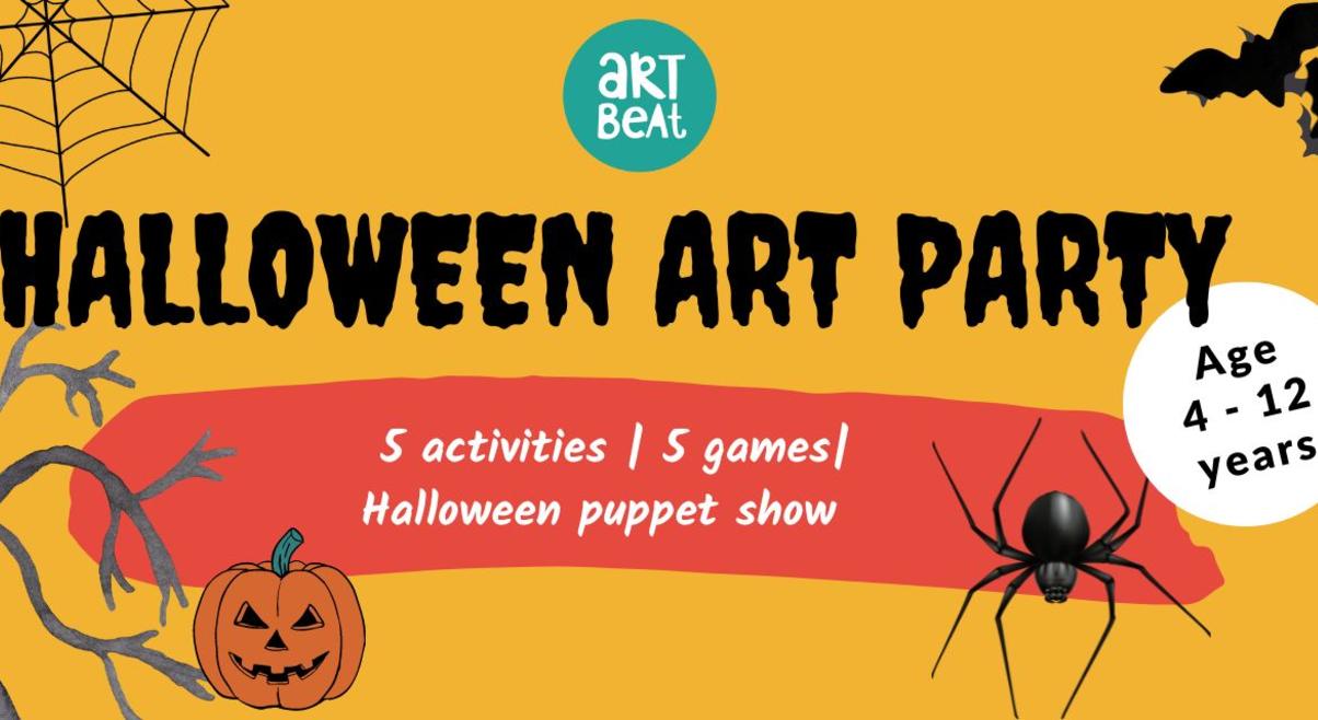 Halloween Art Party for kids