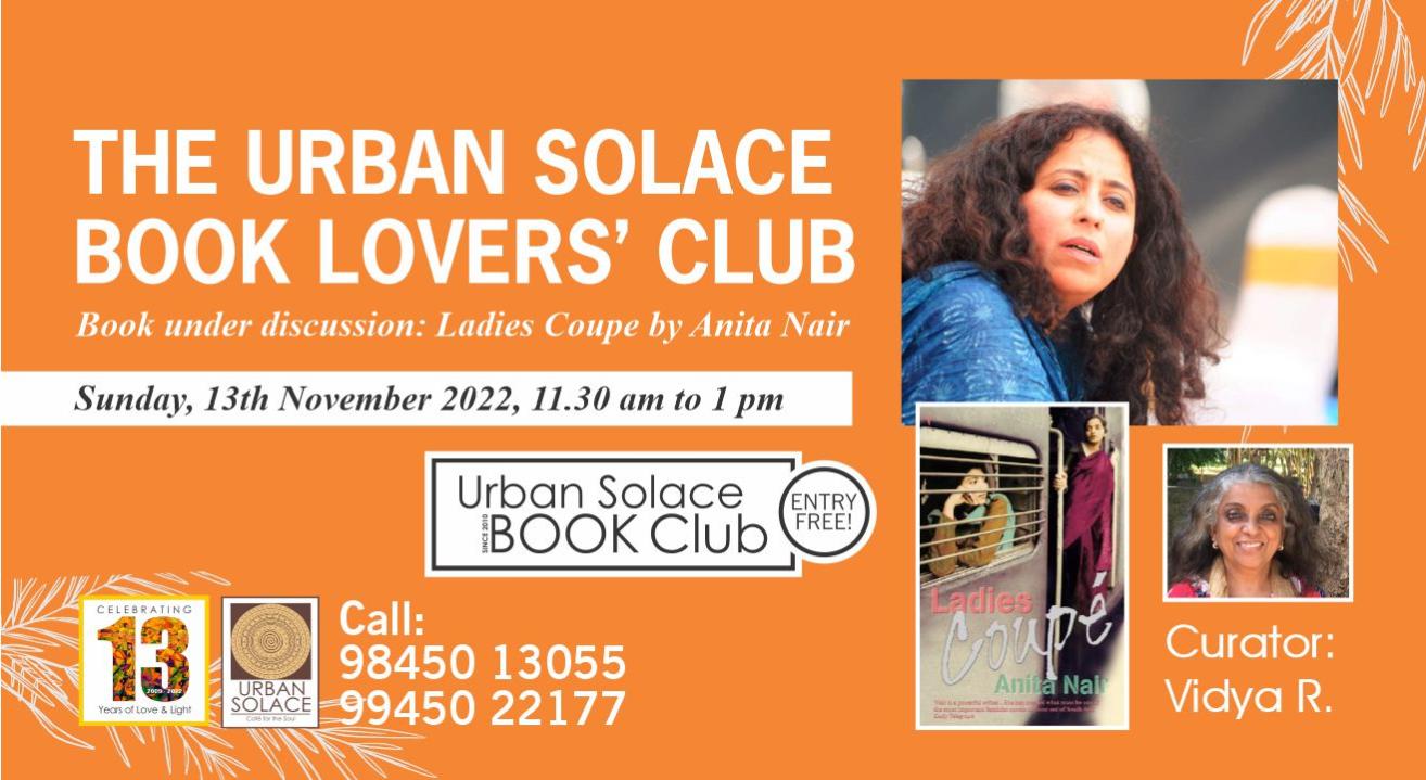 The Urban Solace Book Lovers' Club - November 2022 Meet