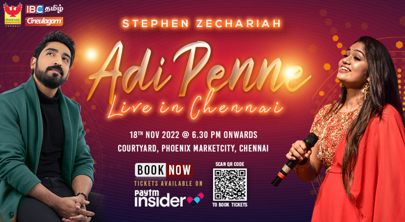  Adi Penne Live in Chennai featuring Stephen Zechariah & Srinisha Jayaseelan 