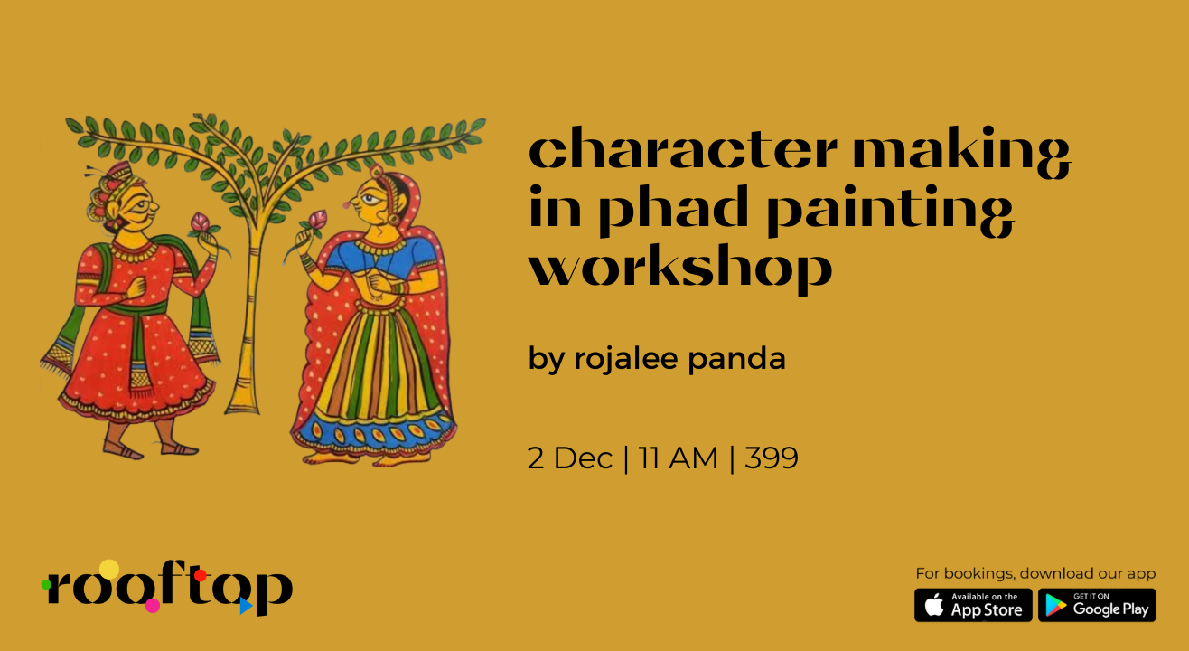 Character making in Phad Painting workshop