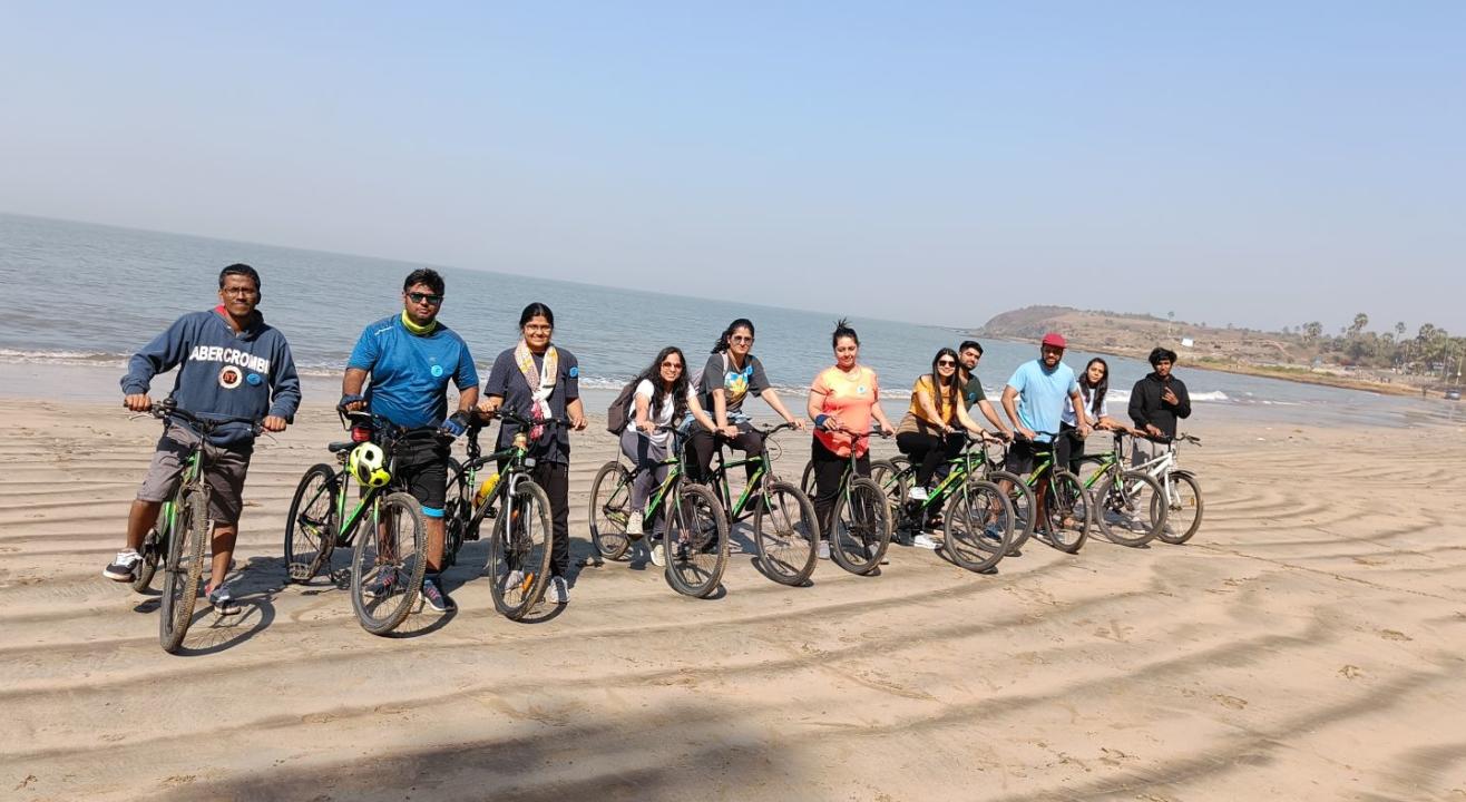 Manori Beach cycling