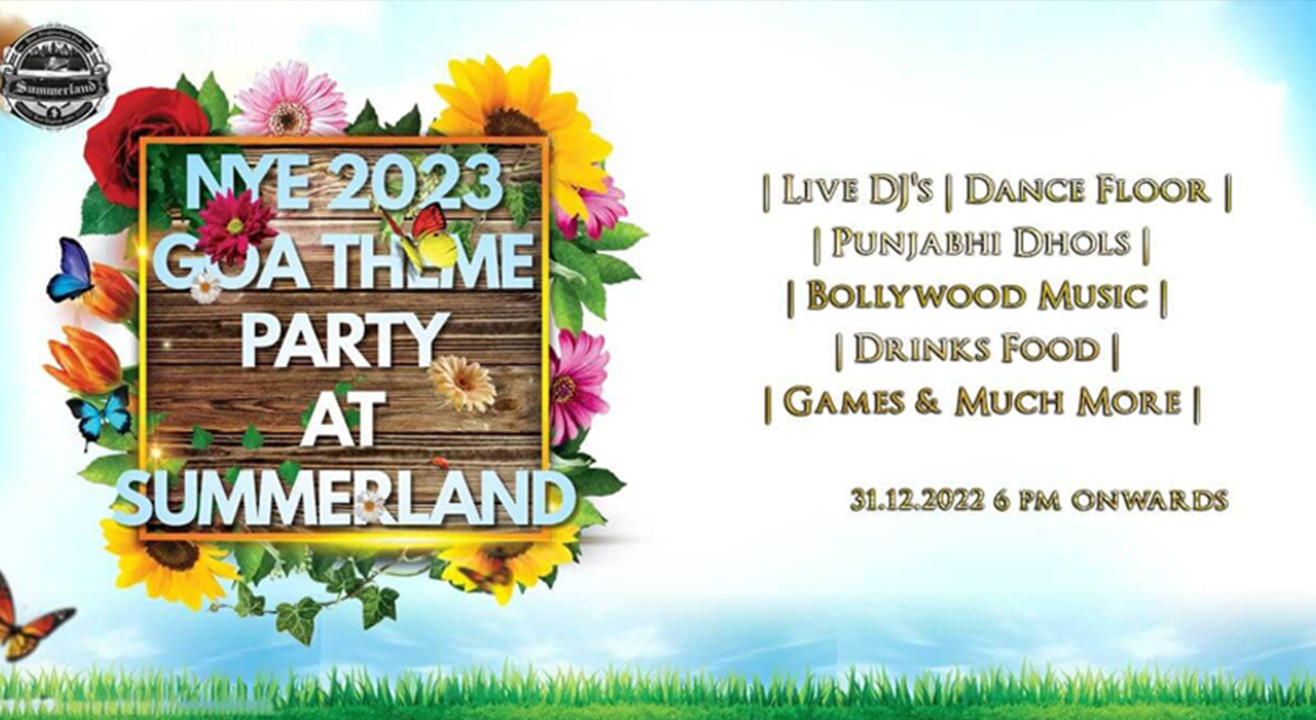 NYE 2023 - Goa Theme Party At Summerland | NYE 2023