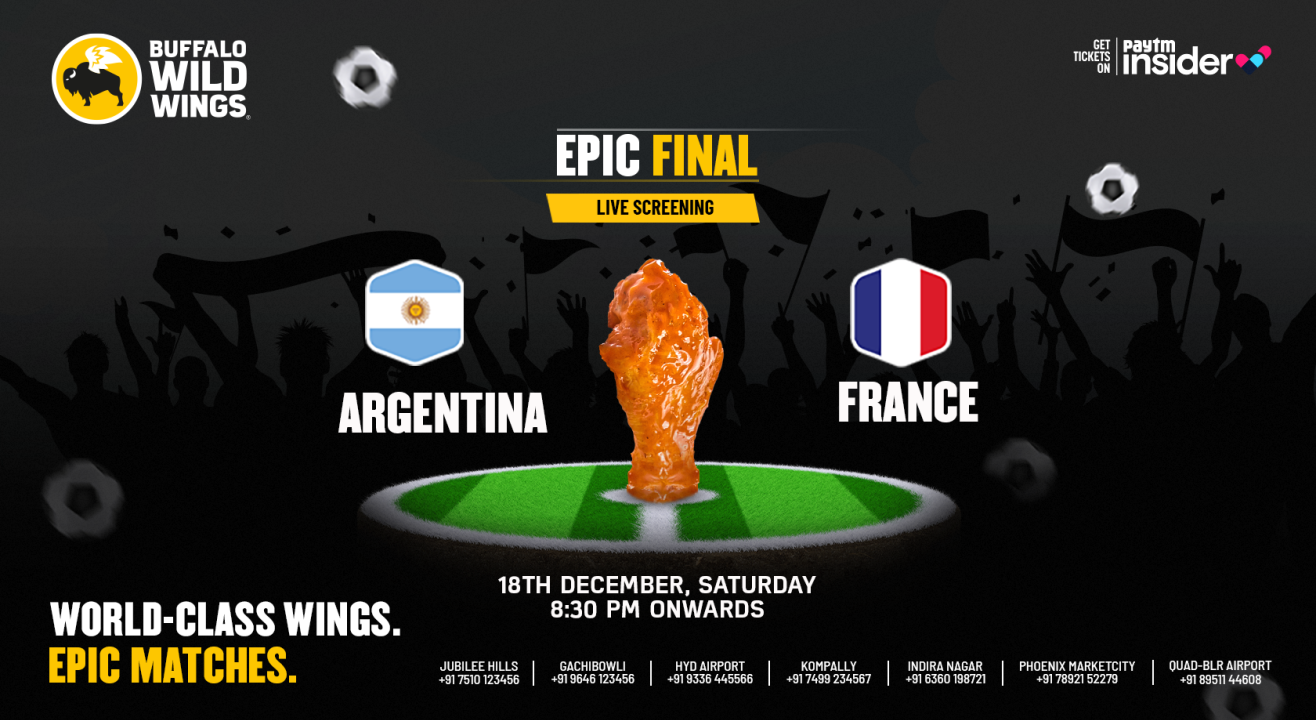 FIFA World Cup Final | Live Screening | BWW Hyd Airport