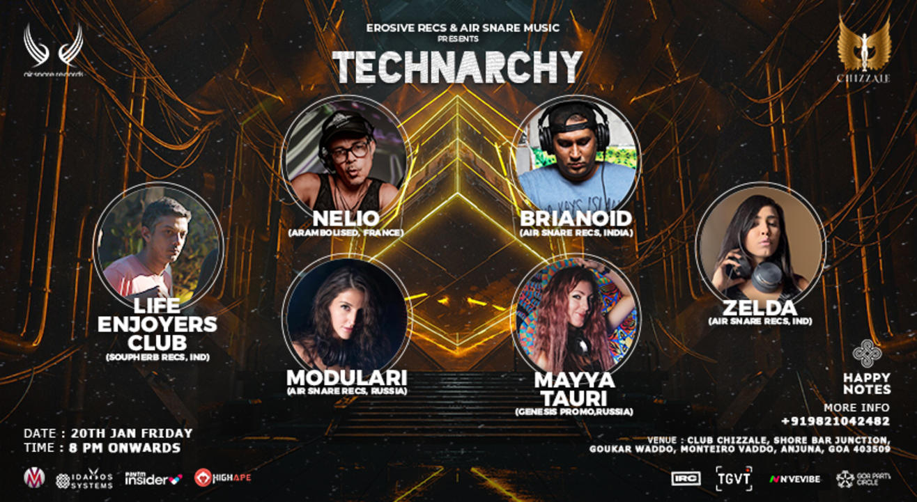 Technarchy with Nelio(France),Mayya Tauri (Russia) ,Brianoid & more 