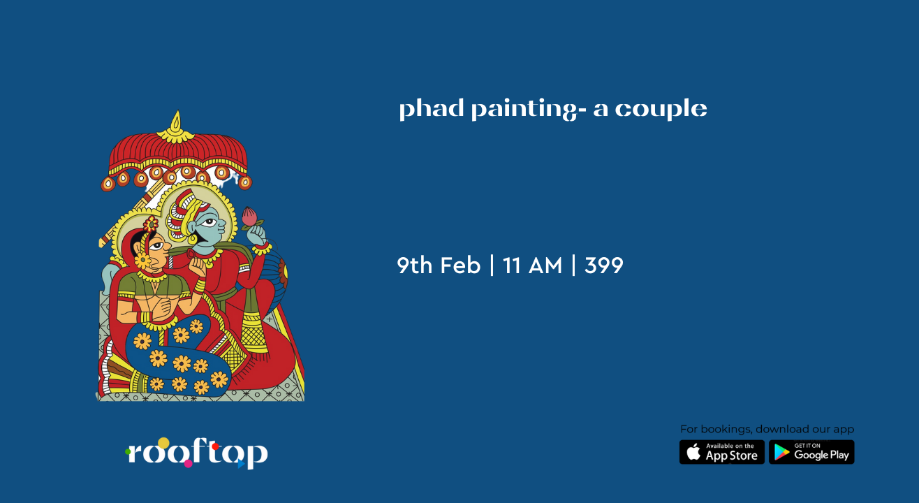 Phad Painting- A Couple