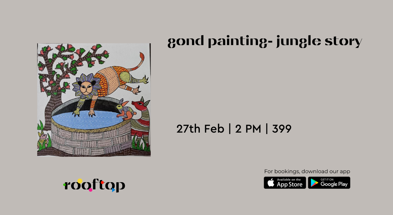 Gond Painting- Jungle Story