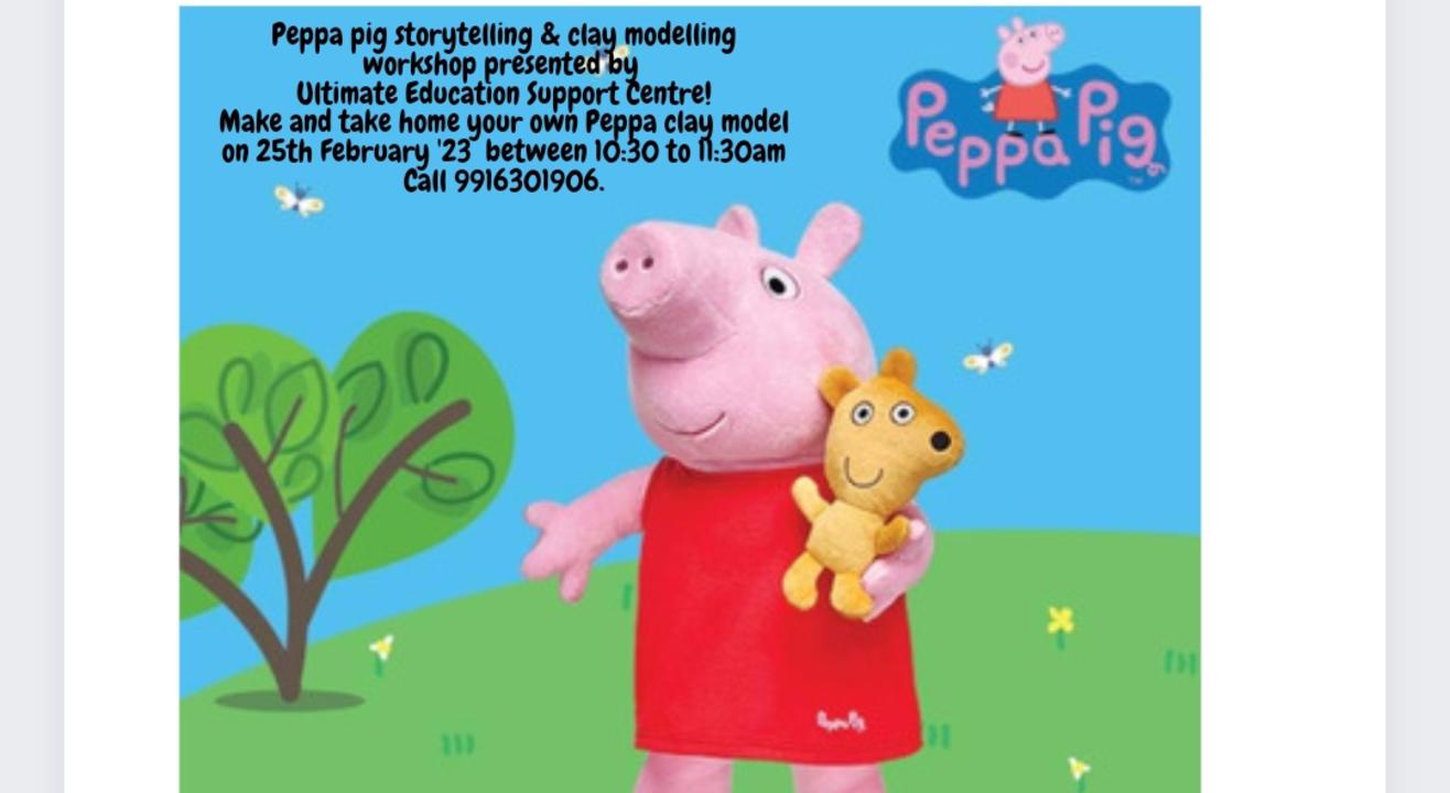 *Peppa Pig Storytelling and clay modelling workshop*