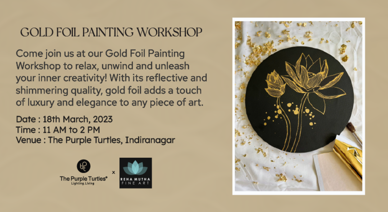 Gold Foil Painting Workshop