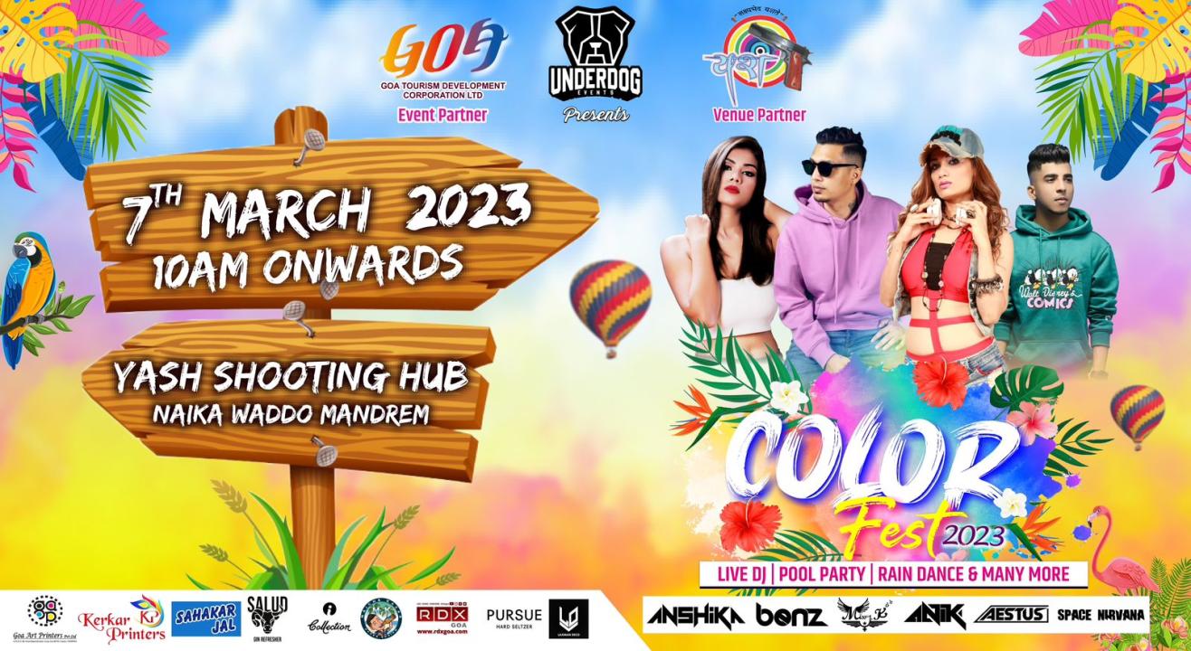 Holi Colorfest Goa 2023- Holi Party | Holi 2023