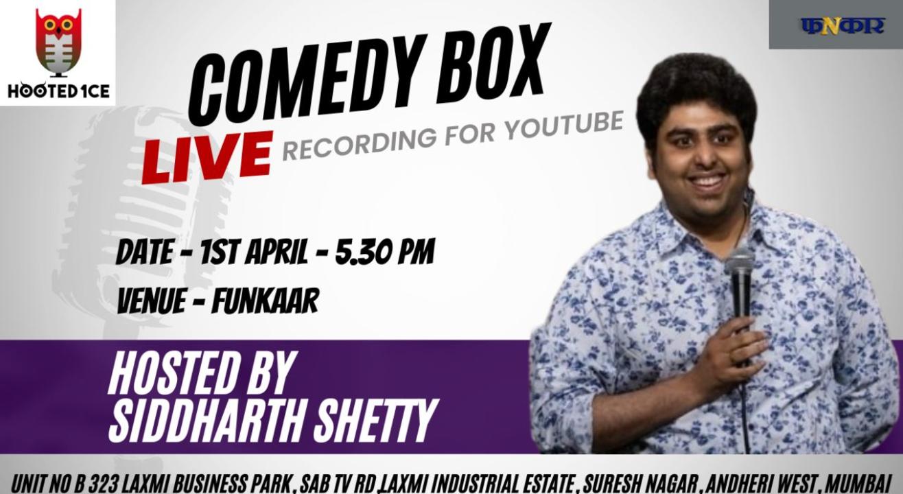 Comedy Box- Live Recording for YouTube