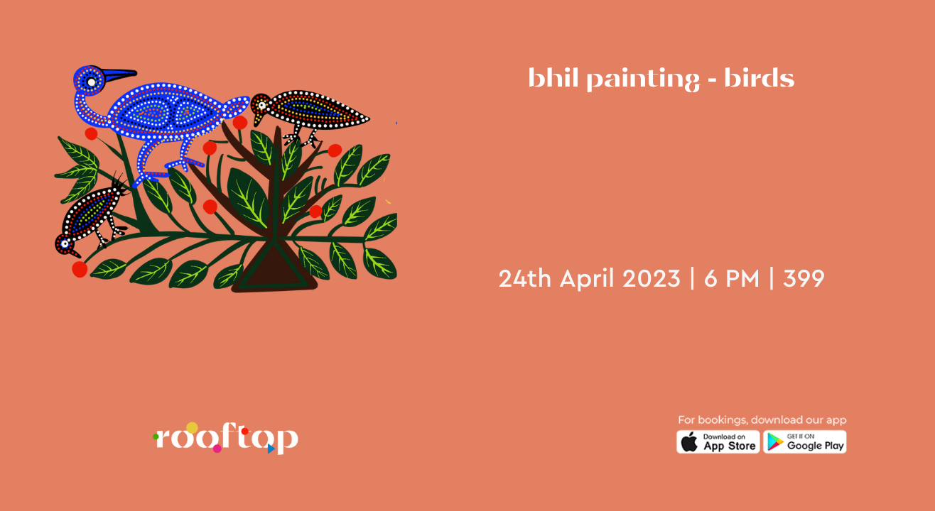 Bhil Painting -  birds