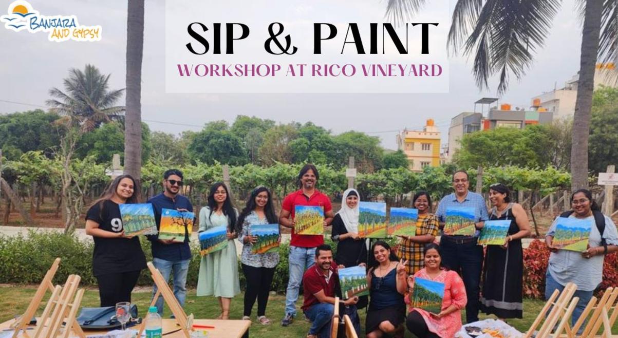 Sip & Paint with Wine tour at Rico Vineyard