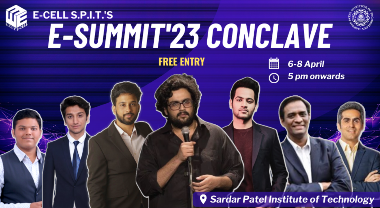 E-Cell S.P.I.T.'s E-Summit' 23 Conclave