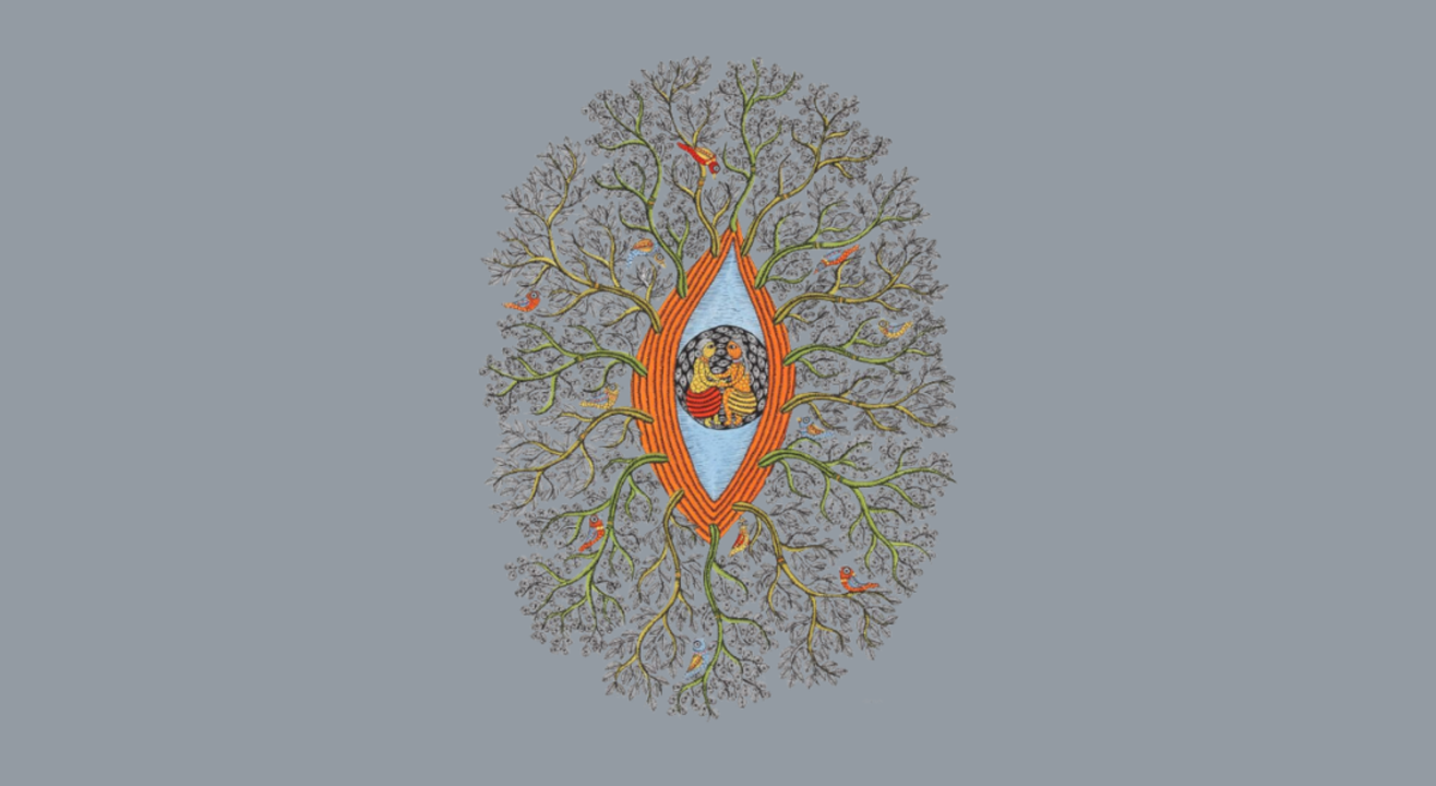 Gond Painting - God and Goddess by Rooftop App