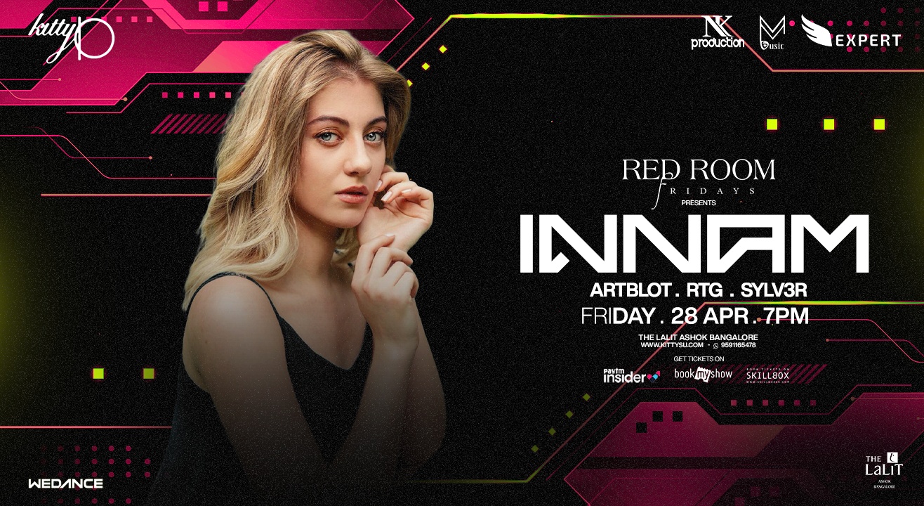 Redroom ft. Innam (Ukraine) at Kitty Ko Bangalore.