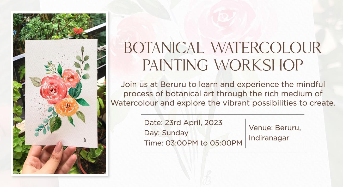 Botanical Watercolor Painting Workshop