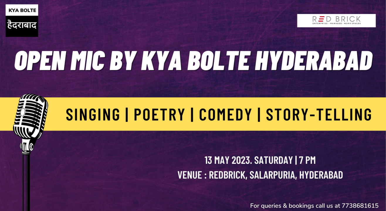 Open mic by Kya Bolte Hyderabad