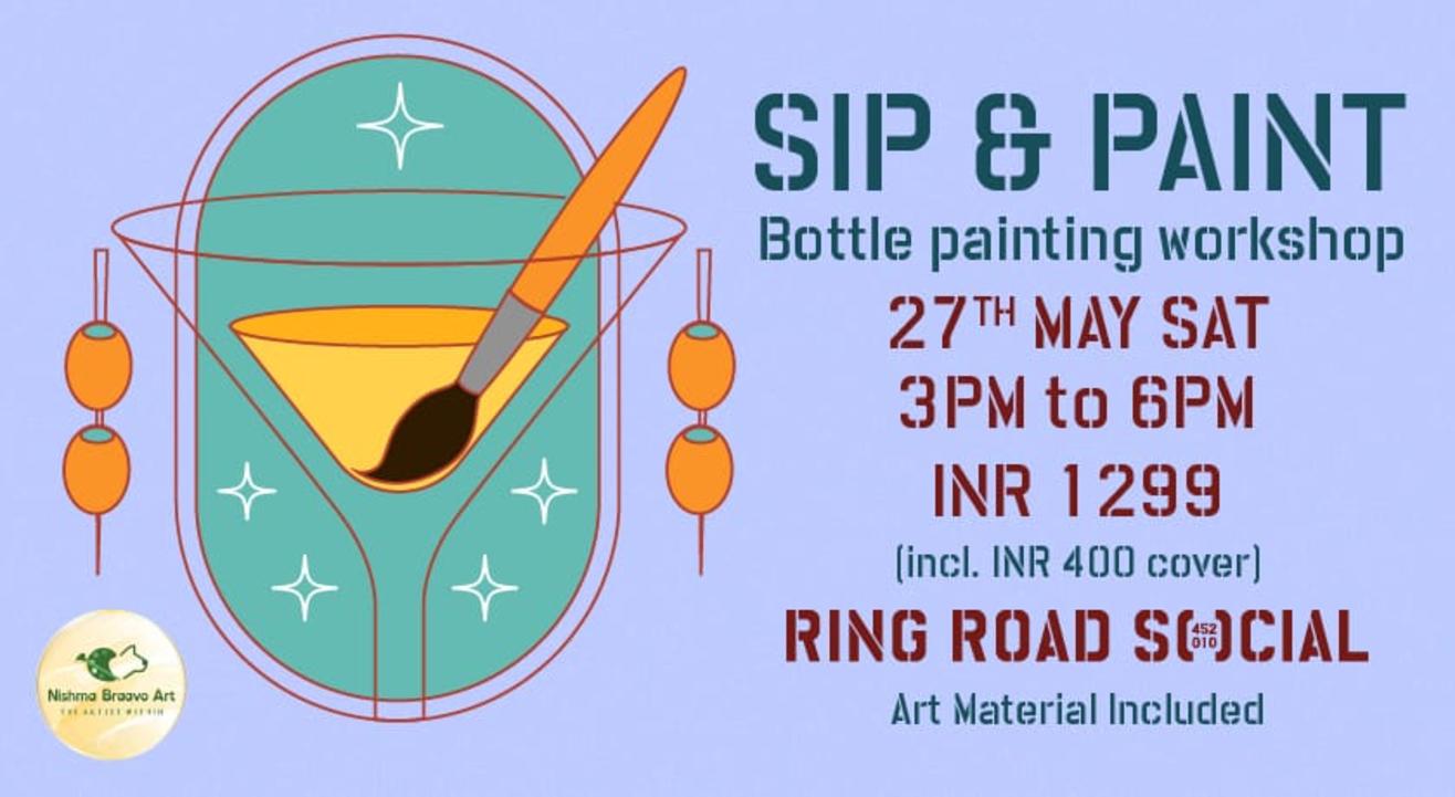 Sip & Paint- Bottle Painting Workshop