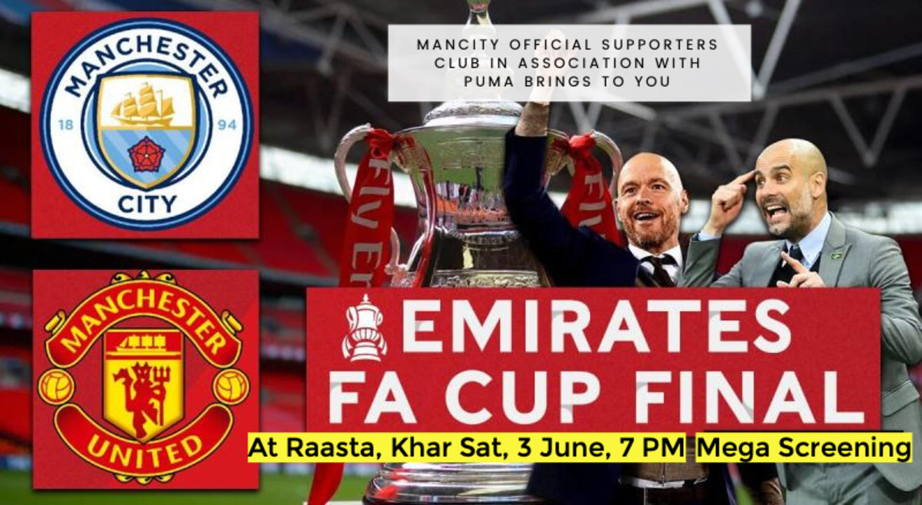 FA Cup Final Mega Official Screening | Mancity v Manutd