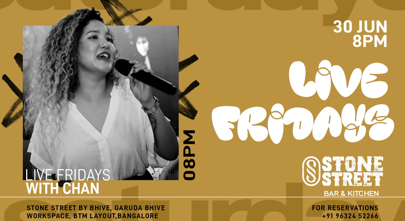 Live Fridays with Chan @ Stone Street