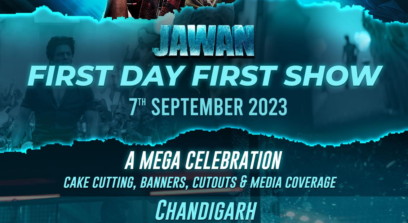 First Day First Show of Jawan with SRK Warriors - Chandigarh