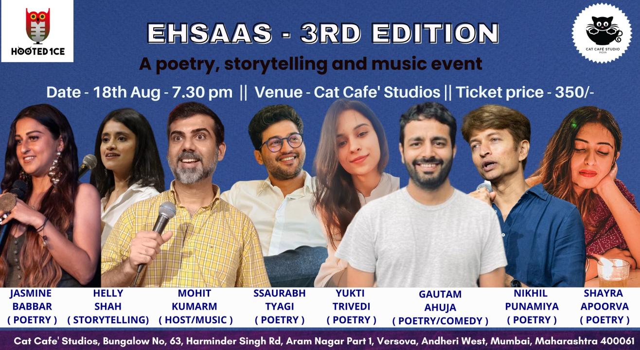 Ehsaas - A poetry, storytelling and music event 