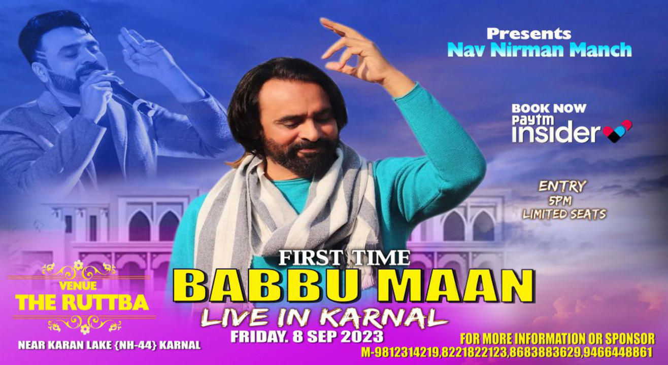 Babbu Maan Live In Karnal,Haryana