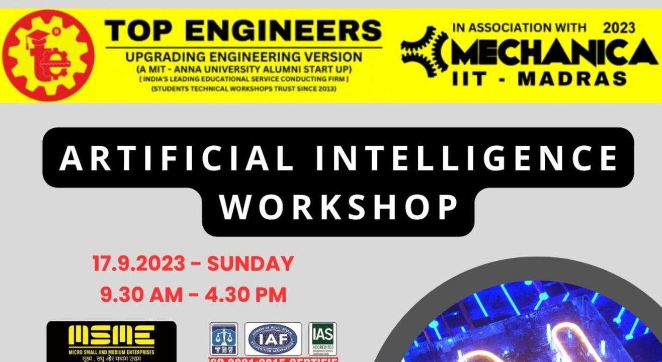 ARTIFICIAL INTELLIGENCE WORKSHOP