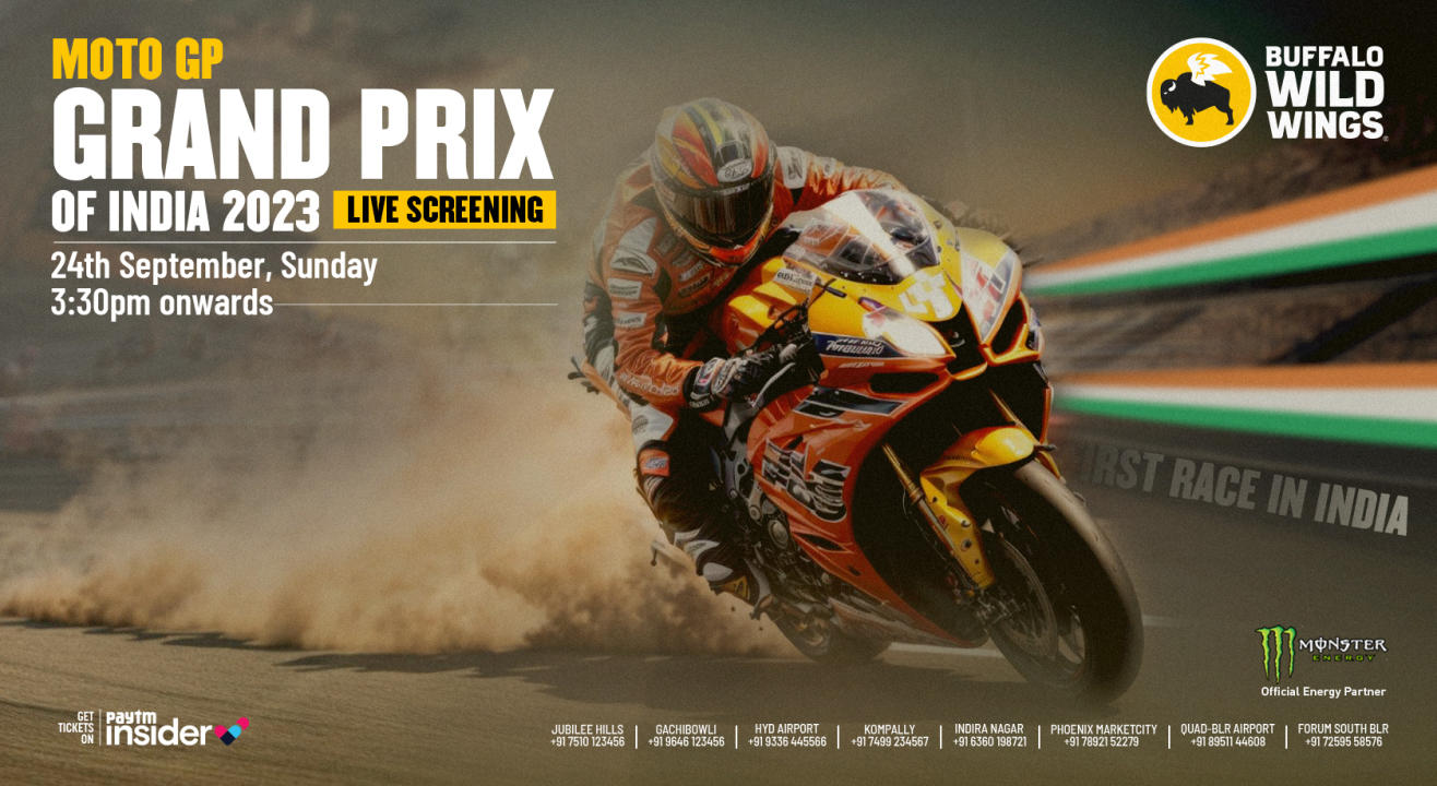 MOTO GP | INDIA GP | Live Screening | BWW Indiranagar