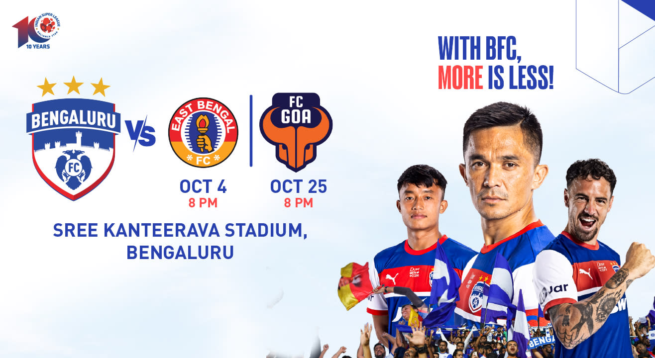 ISL 2023-24: COMBO OFFER: BFC v East Bengal FC and BFC vs FC Goa