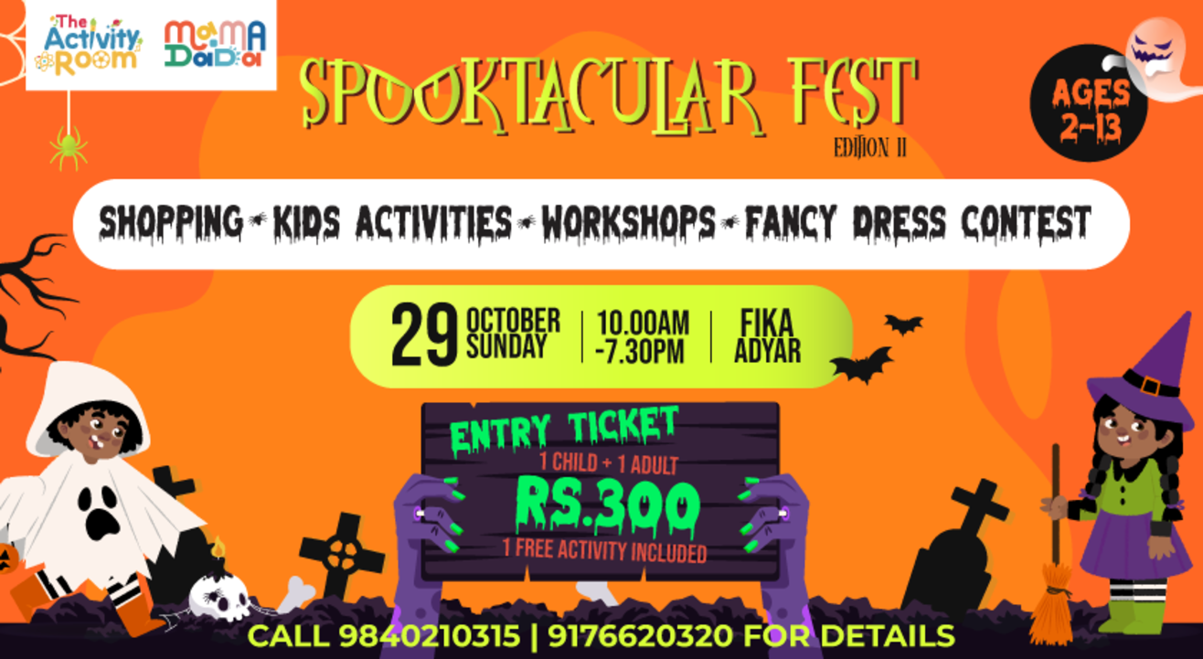 The Activity Room's Spooktacular Fest - Halloween Kids Activity Pop Up