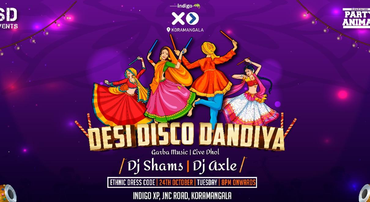 Desi Disco Dandiya At: INDIGO XP (Koramangala) | Navratri 2023