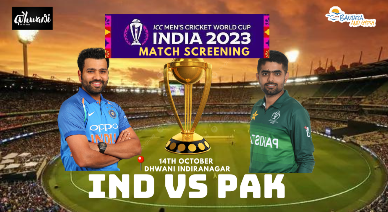 World Cup Cricket Match Screening India vs. Pakistan