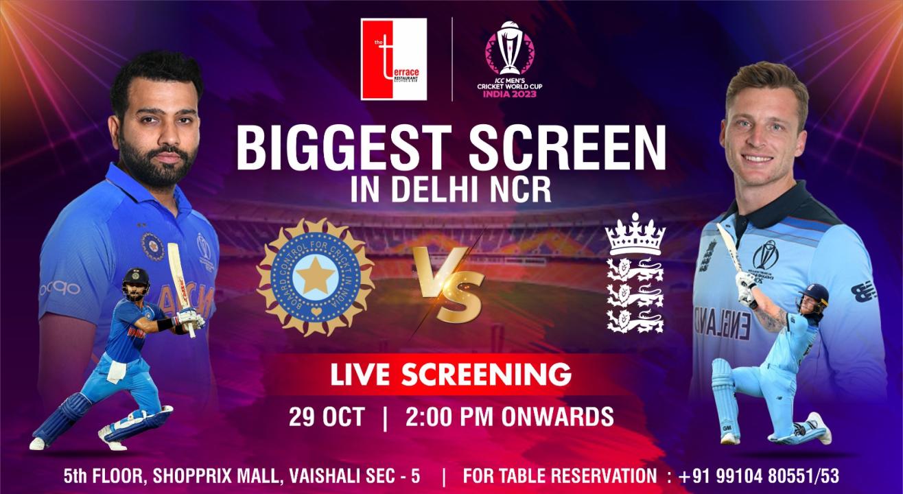 India Vs England (Live Screening)