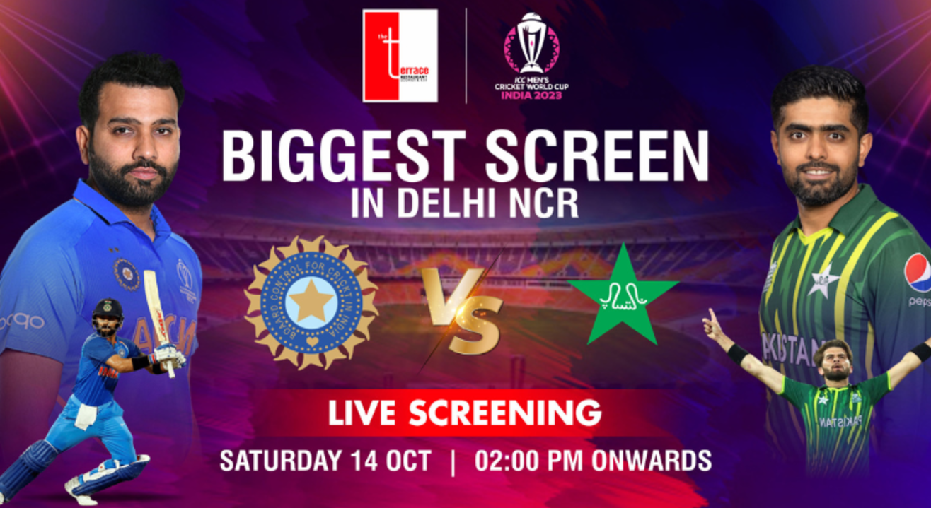 India Vs Pakistan Live Screening on Delhi NCR's biggest screen