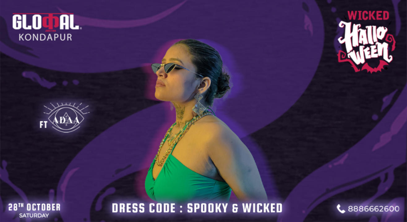 Wicked Halloween Party ft. DJ Adaa | Glocal Junction, Kondapur | 28th Oct