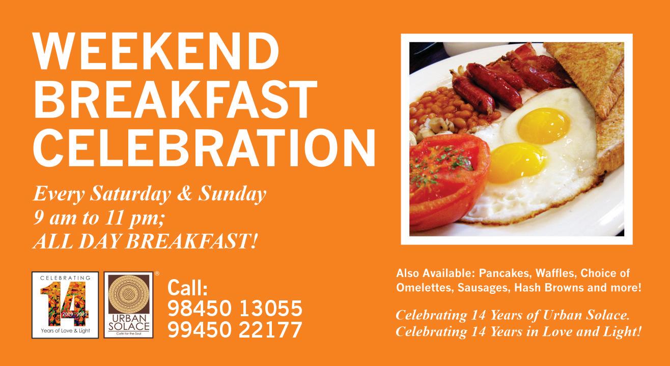 The Urban Solace Weekend Breakfast Celebration 