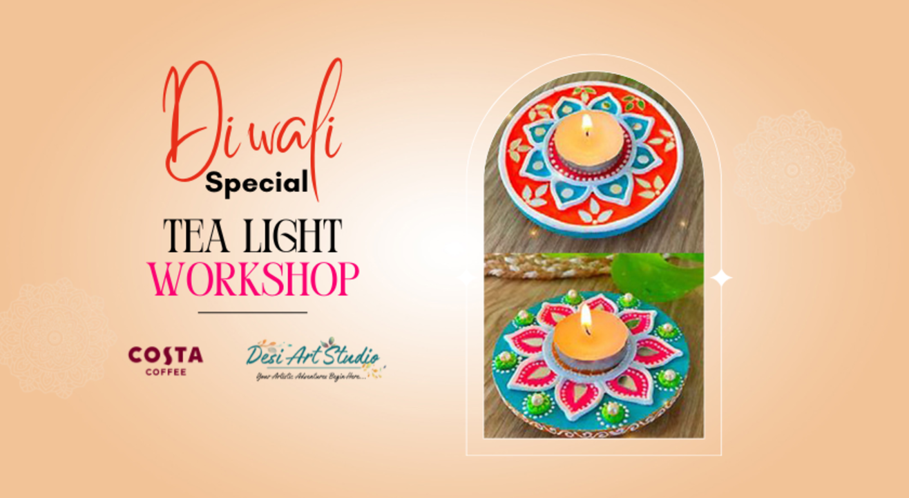 Diwali - Tea Light Workshop - Desi Art Studio