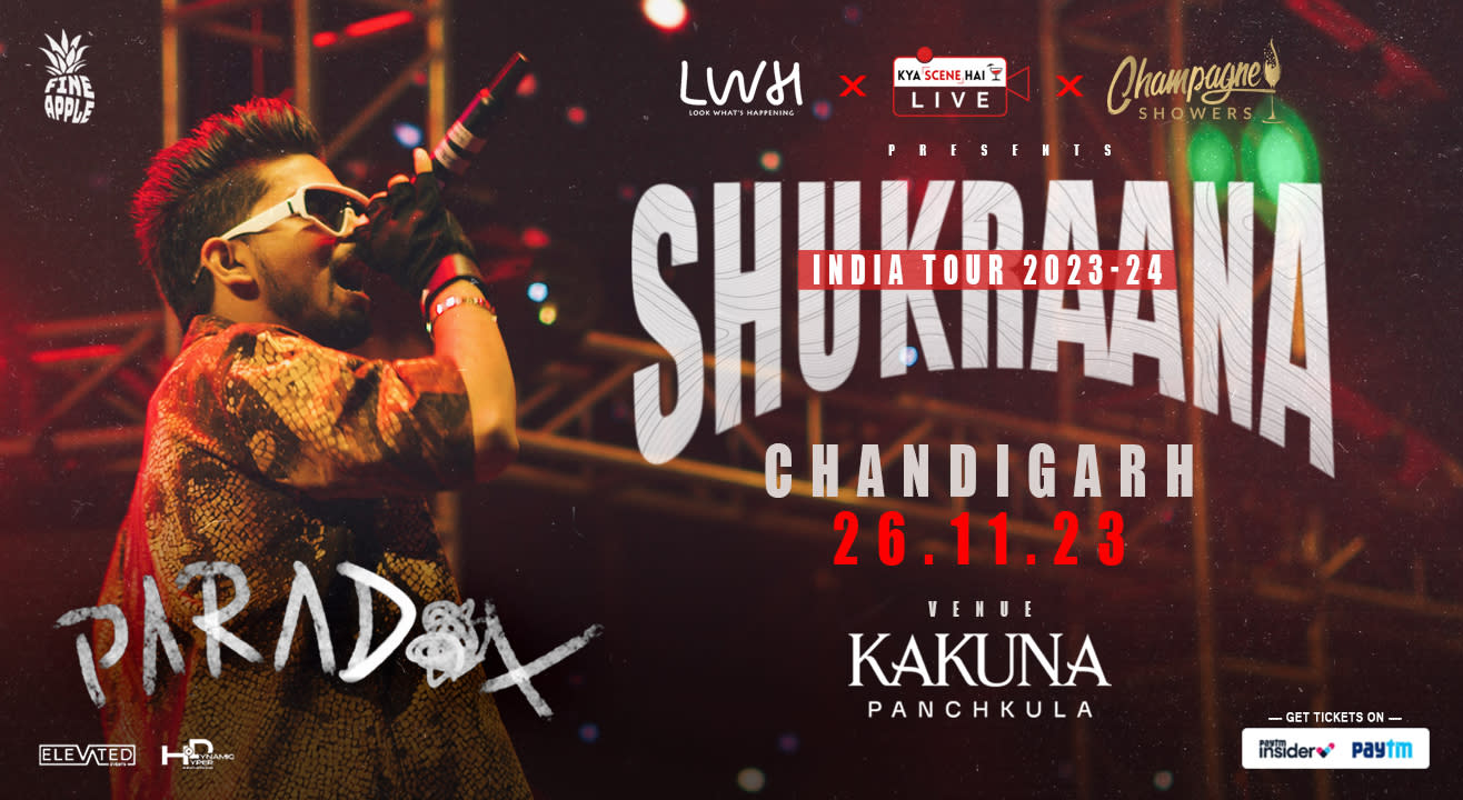 Paradox - Shukraana India Tour By LWH | Chandigarh