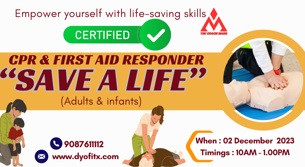 Get Certified "Life-Saving Skills: Master CPR and AED Techniques in our Hands-On Workshop!"