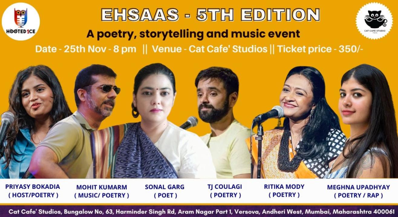 Ehsaas - A poetry, storytelling and music event 