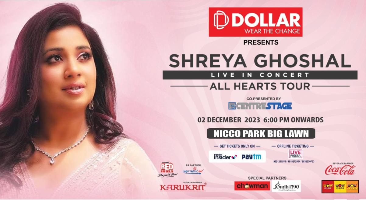 Shreya Ghoshal I All Hearts Tour I Kolkata