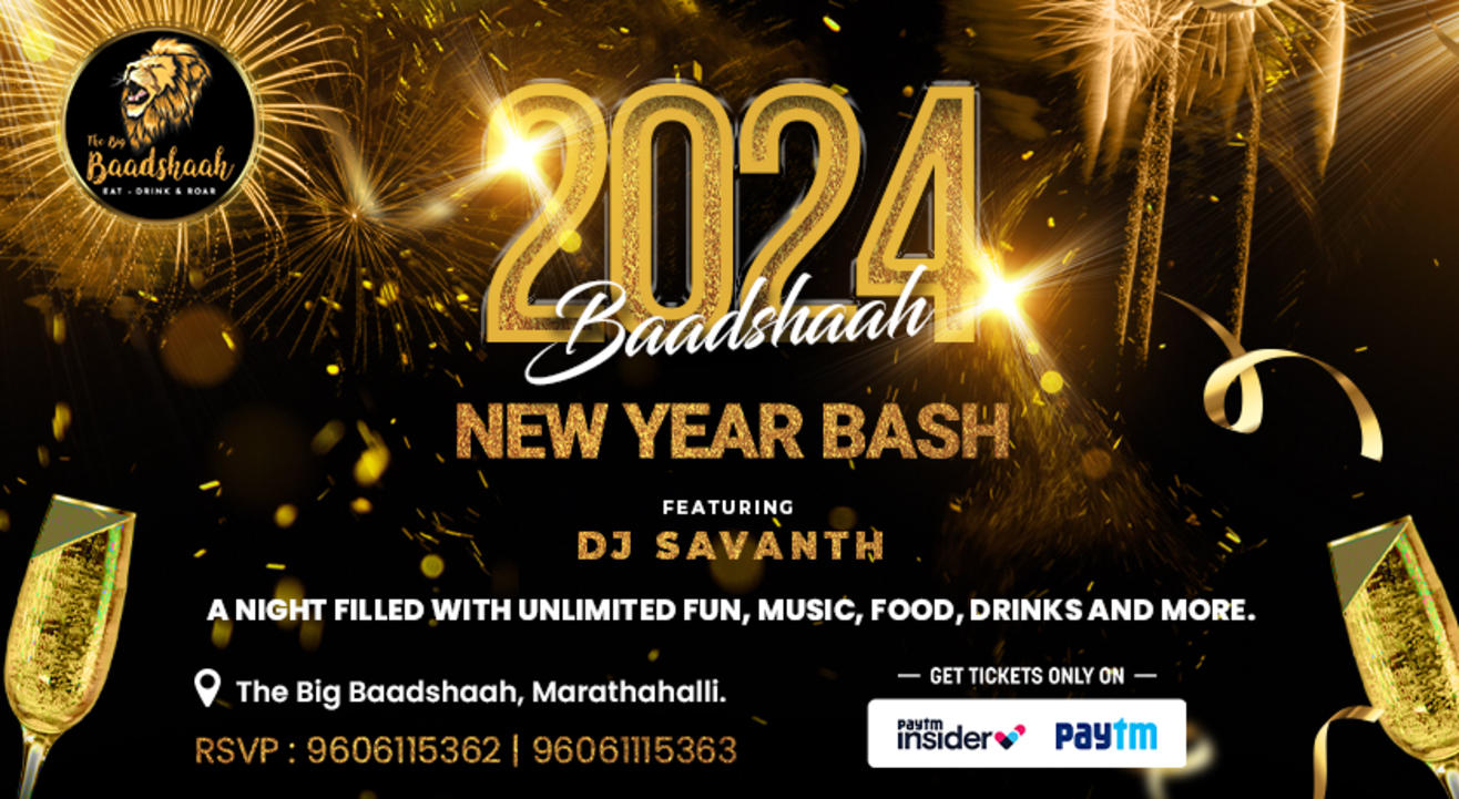 2024 Baadshaah New year Bash | NY 2024