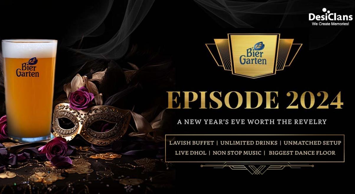 EPISODE 2024 - New years at Biergarten Koramangala | NY 2024