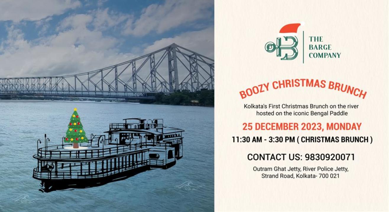 Christmas Brunch on a Cruise: Barge Company's Boozy Xmas Brunch  | Christmas 2023