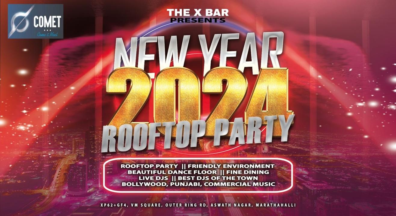 NYE Rooftop Party 2024 | Comet Hotel | NY 2024