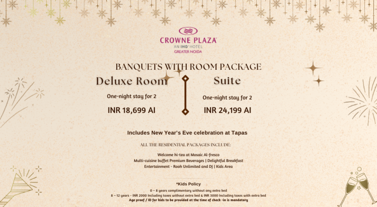 New Beginnings - NY PARTY at CROWNE PLAZA GREATER NOIDA | NY 2024