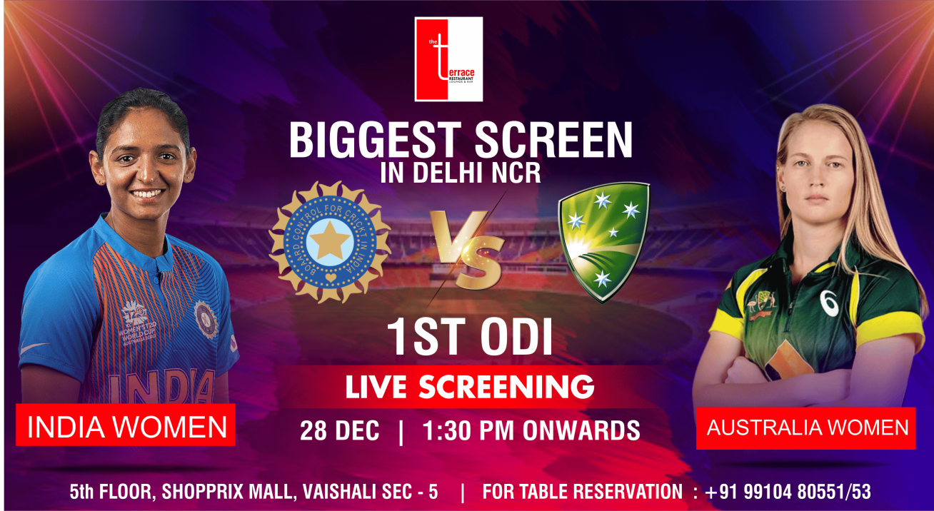 India Women vs Australia Women 1st ODI Match (Screening)
